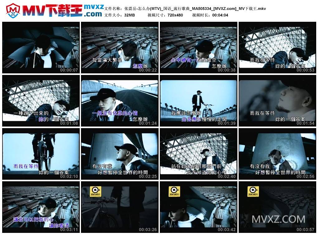 张震岳-怎么办(MTV)_国语_流行歌曲_MA505334